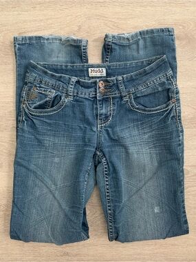 Mudd Low Rise Straight Leg Denim Jeans Size 7